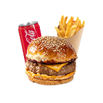 Smokin Cheese Burger Meal 