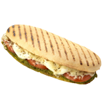 Mozzarella Tomato & Green Pesto Panini 