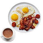 Full Breakfast With Hot Drink 