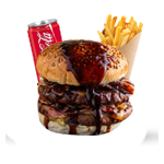 Green Man Burger Meal 